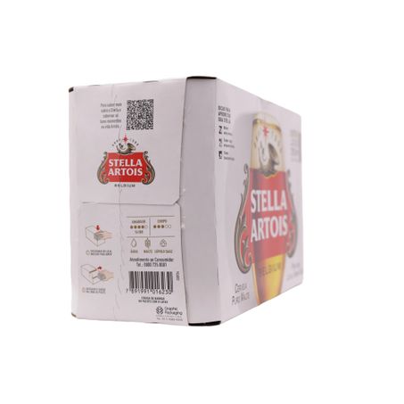 Cerveja stella artois 350ml c/8 und 360-49