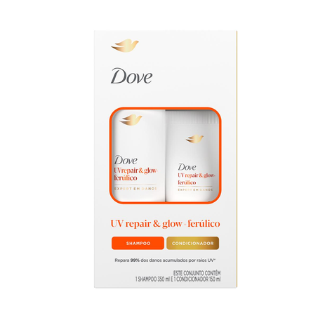 Conjunto Dove 350ml - Shampoo + 175ml - Condicionador