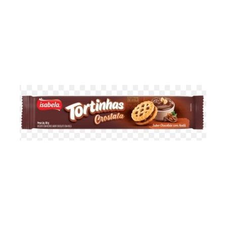Tortinhas isabela crostata chocolate avela 80g