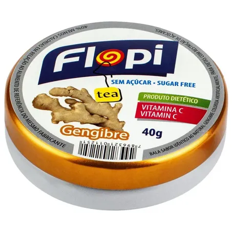Bala Flopi Gengibre 40g