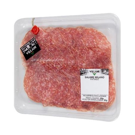 SALAME VILANNI MILANO FATIADO 90G