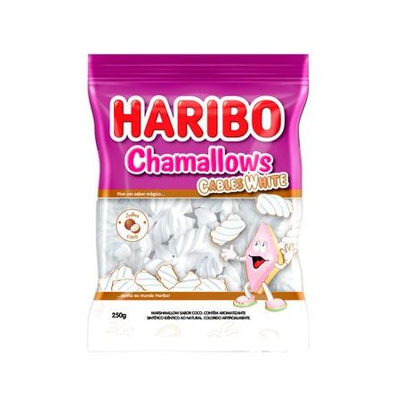 Chamallows haribo 230g cables white
