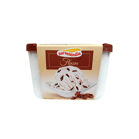 SORVETE SORVELANDIA FLOCOS 2L