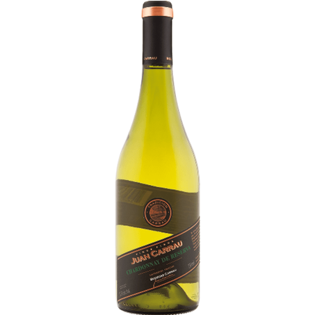 Vinho branco chardonnay reserva juan carrau 750ml
