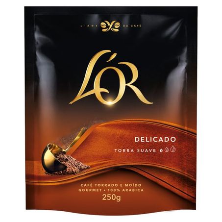 Café torrado e moído delicado l'or torras gourmet