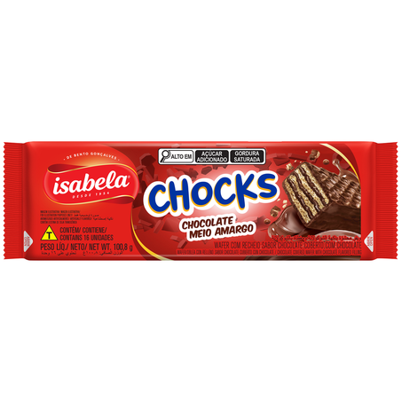 Wafer isabela chocks 100.8g chocolate