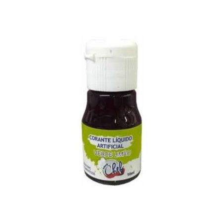 Corante líquido iceberg verde limão 10ml