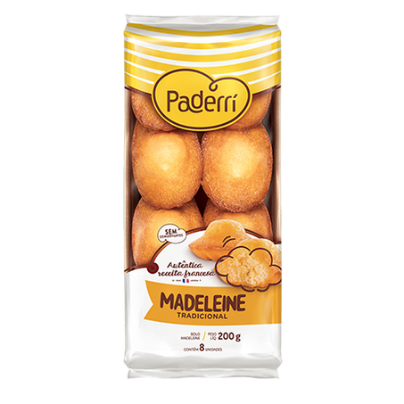 Madeleine tradicional chocolate paderri 200g