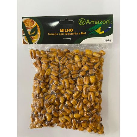 MILHO AMAZON TORRADO MOSTARDA E MEL 130G