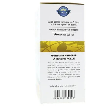 erva mate para tererê folle guarany abacaxi caixa 500g 360-26
