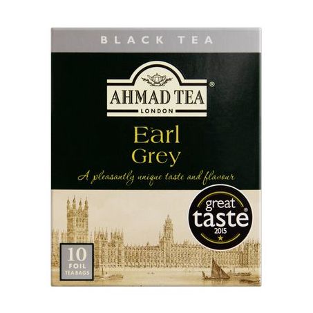 Chá preto earl grey ahmad tea london 20g