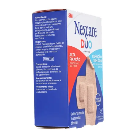 Curativo nexcare duo tamanhos diferentes caixa c-10unid 360-12