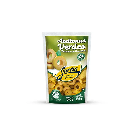 AZEITONAS JUREIA 130G PRETA FATIADAS 