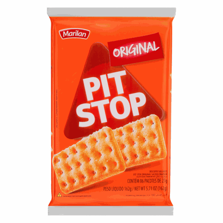 BISCOITO PITSTOP ORIGINAL 162G