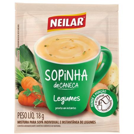 Sopinha Caneca 18g Neilar Legumes