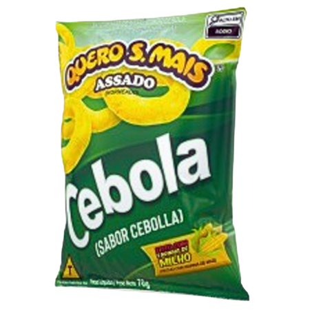 Salgadinho Quero S.Mais Cebola Pacote 70g 
 