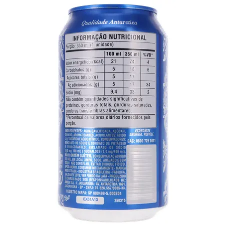 Agua tonica antarctica 350ml 360-18