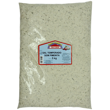 SAL TEMPERADO SEM PIMENTA DA CASA 500 G           