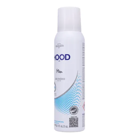 Antitranspirante Aerossol Mood Care Men Frasco Spray 260ml 360-4