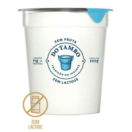 IOGURTE DO TAMBO ZERO LACTOSE SEM FRUTA 200G