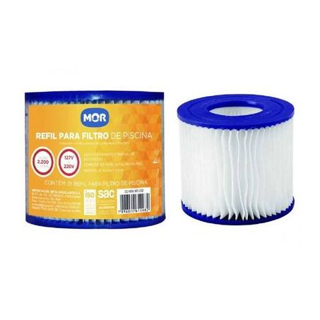 Refil para filtro de piscina Mor 2.200l/h