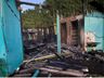 Casa é destruída por incêndio em São João do Oeste