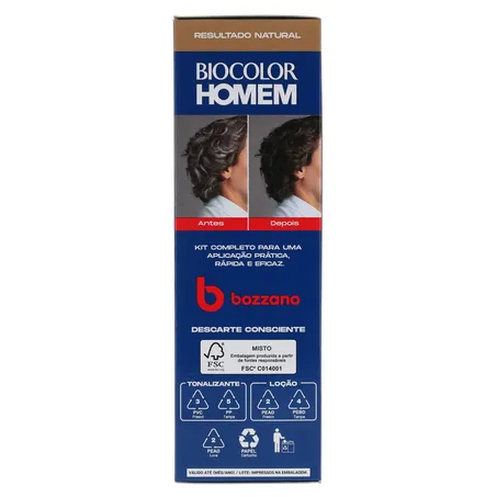 Tonalizante biocolor homem bozzano louro 360-27