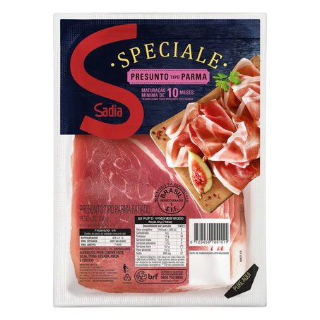 Presunto Parma Fatiado Sadia 100g