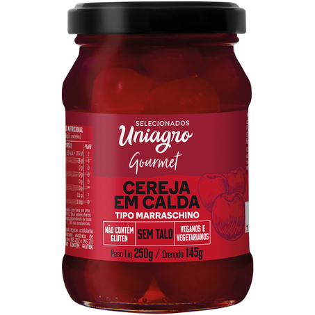 CEREJA EM CALDA MARRASCHINO UNIAGRO