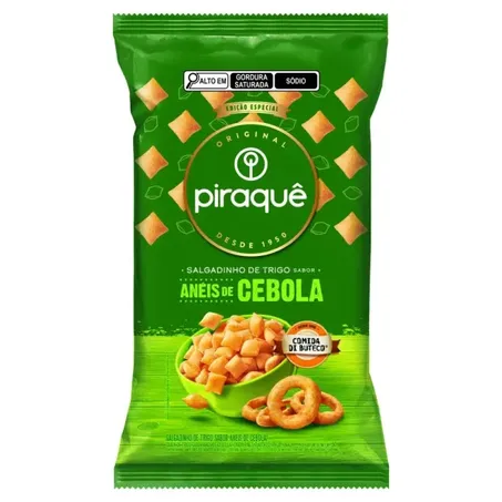 Salgadinho piraque aneis de cebola 50g
