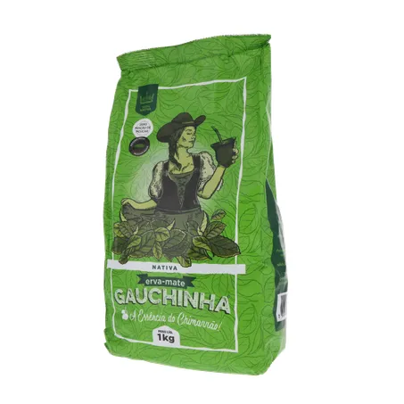 Erva-mate gauchinha nativa pacote 1kg 360-2