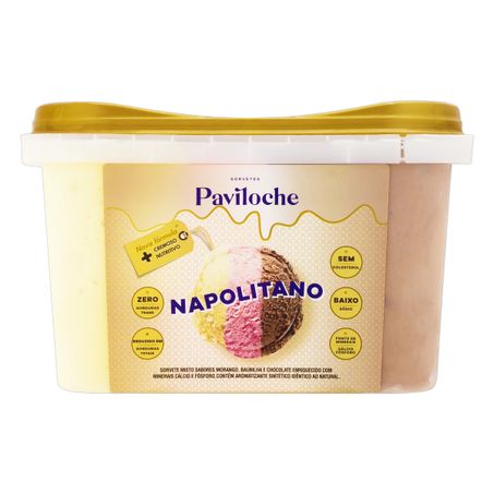 SORVETE NAPOLITANO PAVILOCHE CLÁSSICOS