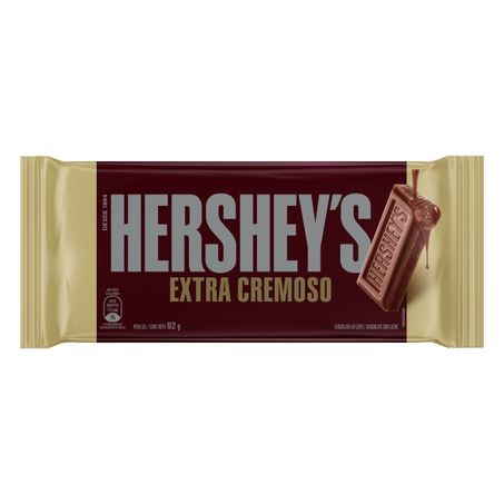 Chocolate ao leite extra cremoso hershey's
