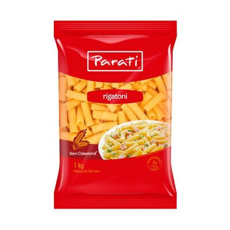 MACARRAO PARATI 1KG RIGATONE