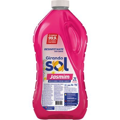 Desinfetante jasmim girando sol 2l
