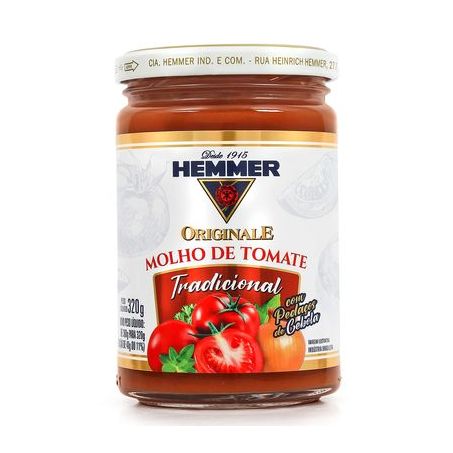 MOLHO HEMMER 320G ORIGINALE TOMATE E CEBOLA