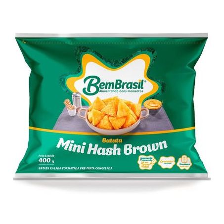 Ac-batata bem brasil hash brown 400g