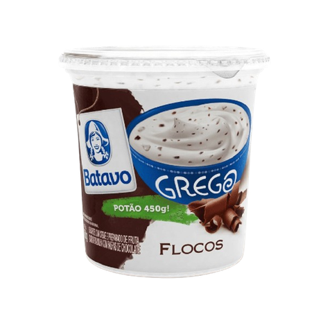 IOGURTE GREGO FLOCOS BATAVO 90 G                  