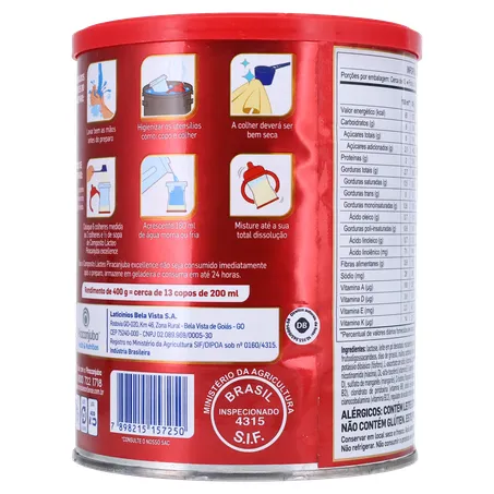 Composto Lácteo Piracanjuba Excellence  Lata 400gr 360-15