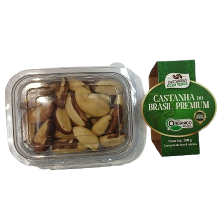 CASTANHA DO BRASIL OURO VERDE INTEIRA PREMIUM PT 150G