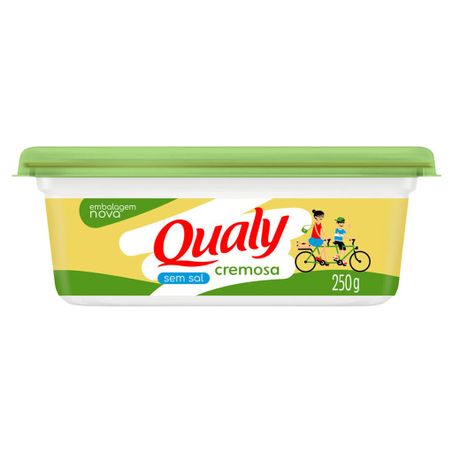 MARGARINA CREMOSA SEM SAL QUALY QMIX POTE 250G