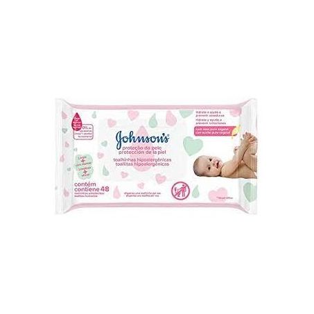 Lenços umedecidos johnson's baby extra cuidado c/48