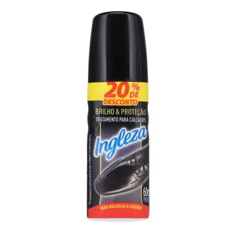Tinta ingleza preto sapato líquido 60ml