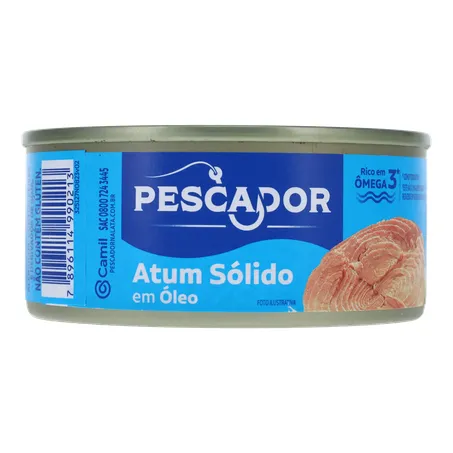 ATUM PESCADOR SÓLIDO ÓLEO 140G 360-25