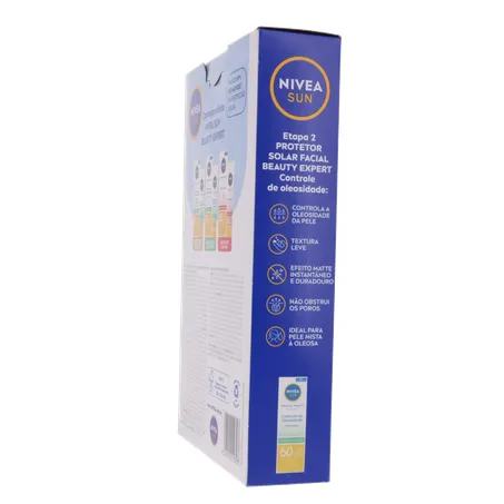 Kit nivea protetor solar fps60 50ml + água micelar 200ml 360-25
