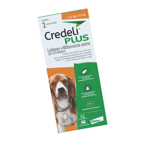 Credeli plus 225mg 5,5 a 11kg