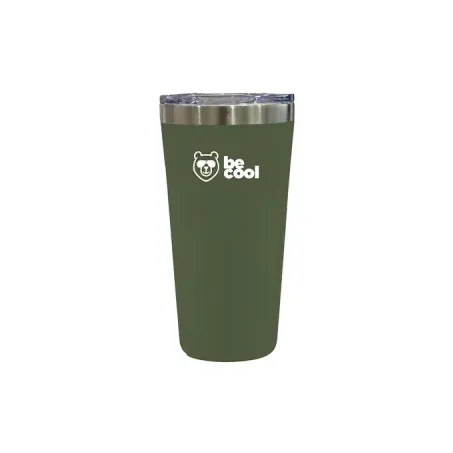 Copo Termico Becool 560ml Com Abridor Verde