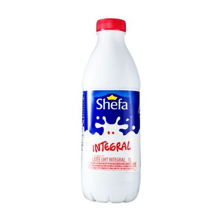 Leite Longa Vida Integral Shefa Garrafa 1LT