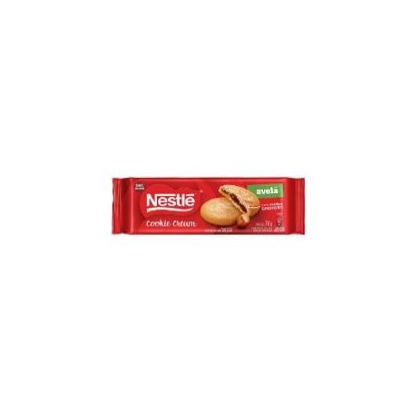 Biscoito cookie recheado avelã nestle 78g