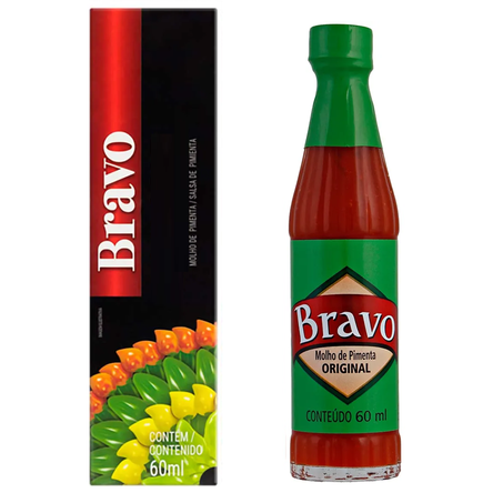 MOLHO DE PIMENTA BRAVO 60ML